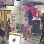 Vídeo mostra momento em que mulher atinge outra com garrafa pelas costas durante carnaval em Carinhanha