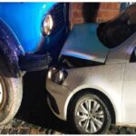 Acidente envolvendo carro e caminhão é registrado em Iuiu