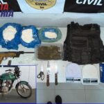 Rondesp-MO realiza duas ações em Serra do Ramalho e apreende drogas, arma e veículo com restrição de furto/roubo