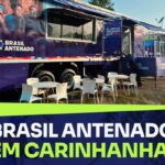 Carreta do programa Brasil Antenado chega a Carinhanha com instalação gratuita de antena digital
