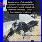 Jovem é capturado após tentar fugir da PM com motocicleta adulterada oriunda de furto/roubo em Carinhanha