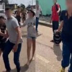 Jornalista leva golpes de capacete durante reportagem de acidente com morte