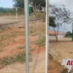 Mato e falta de limpeza demonstra abandono do Espaço público “Academia da Saúde” na sede de Feira da Mata; assista