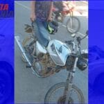 Motocicleta que era conduzida por adolescente é apreendida por infração de trânsito