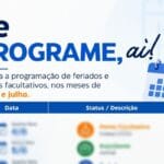 Prefeitura de Iuiu divulga calendário de feriados e pontos facultativos para junho e julho