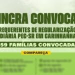 Prefeitura de Carinhanha e INCRA realizam ação de regularização fundiária para 359 famílias na região