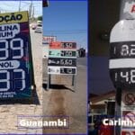 Gasolina em Carinhanha chega a ser 81 centavos mais cara que em Guanambi e gera cobranças dos motoristas