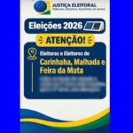 TRE-BA informa sobre locais de votação para o 2º turno em Carinhanha, Malhada e Feira da Mata; confira