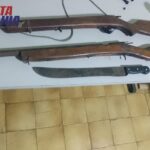 Polícia Militar encontra espingarda carregada durante ocorrência de violência doméstica na zona rural de Carinhanha